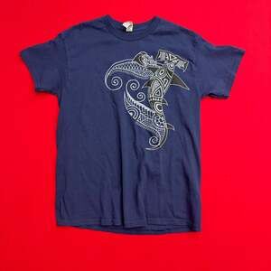 Vintage Hawaiian Legends Tribal Mjolnir Thor's Hammer Graphic T-Shirt